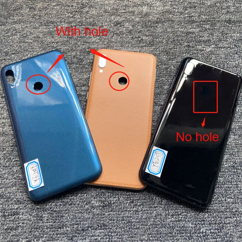 

6.1 Inch New For Huawei Y6 2019/Y6 Prime 2019/Y6 Pro 2019 Back Battery Cover Door Housing Case Rear Glass Parts Replacement