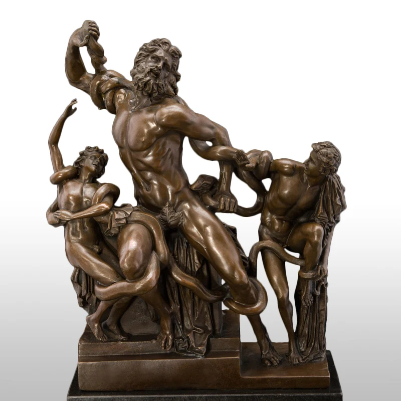 ATLIE BRONZES всемирно известная скульптура произведение искусства Laocoon и его сыновья бронзовые статуи греческие ремесла Статуэтка вилла украшения