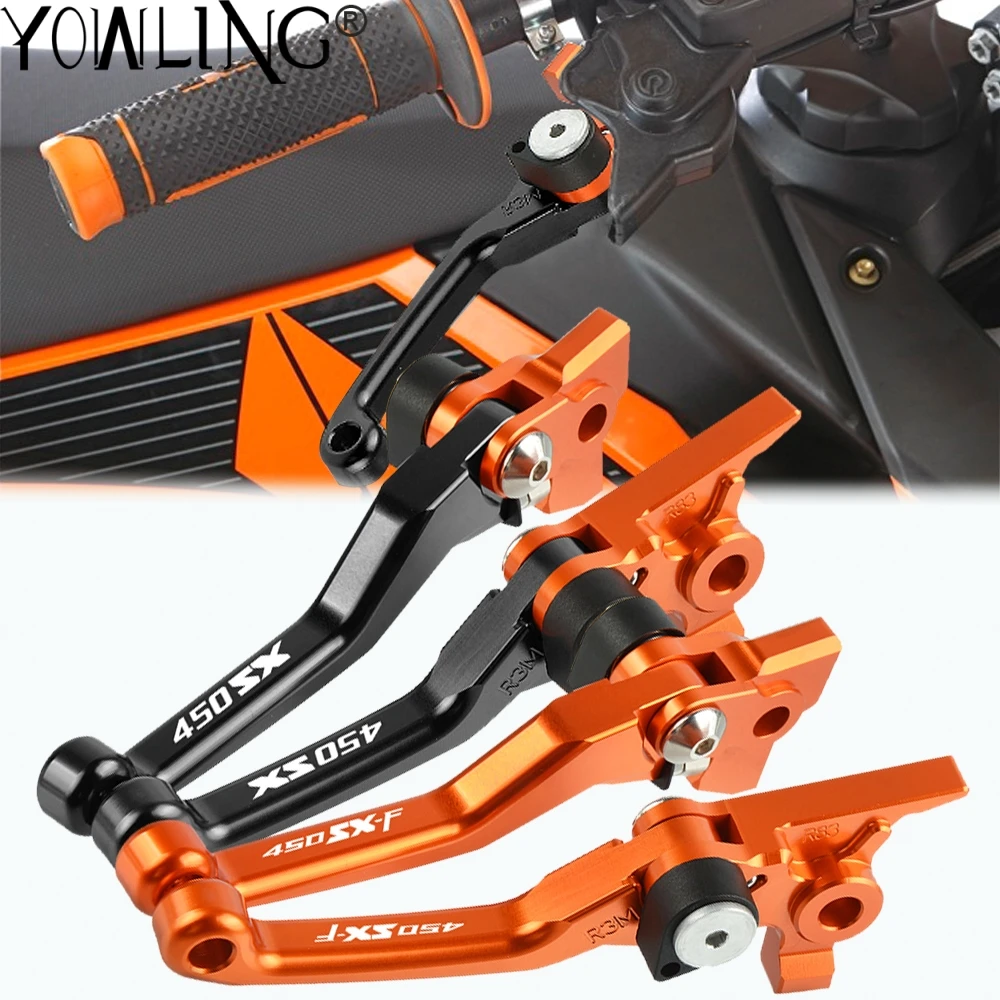

For 450SX 450SXF 450SXR 450 SX SXF SXR 2013 2014 2015 2016 2017 2018 Motorcycle CNC Dirt Bike Handle Folding Brake Clutch Levers