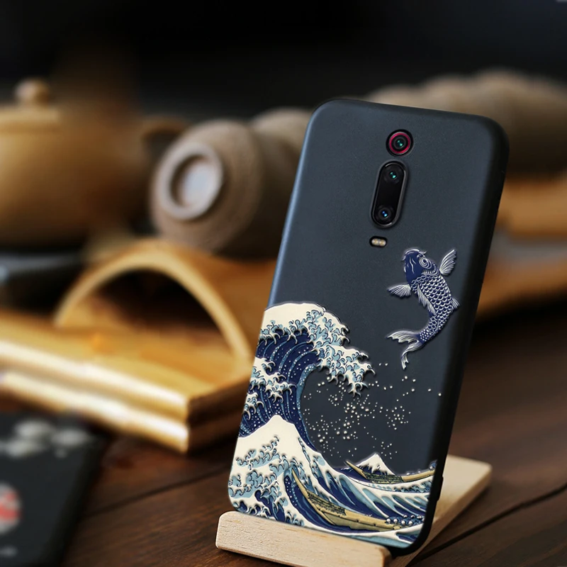 Чехол для телефона Xiaomi Redmi Note 10pro 9s 9Pro Max чехол 9 K20 K40 Pro K30S с 3D тиснением морской