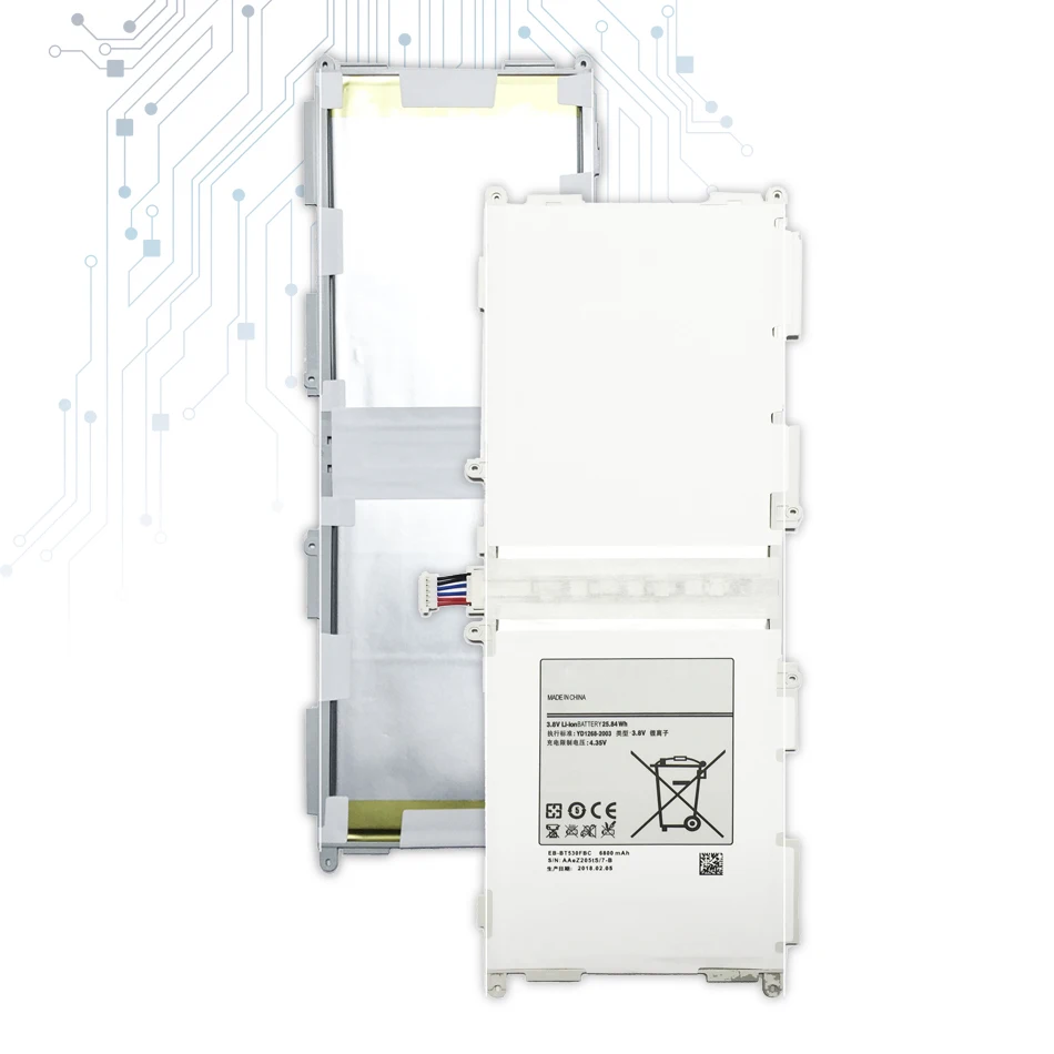 EB-BT530FBC батареи для Samsung GALAXY Tab 4 T530 SM-T531 SM-T533 SM-T535 T535 SM-T537 T531 емкость 6800 мАч | Мобильные