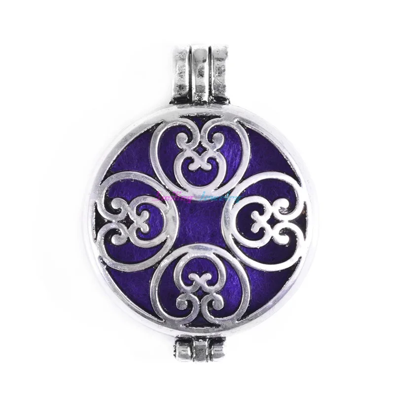 Винтажные медальоны серебряного цвета 1 шт. эфирное масло ароматерапия диффузор