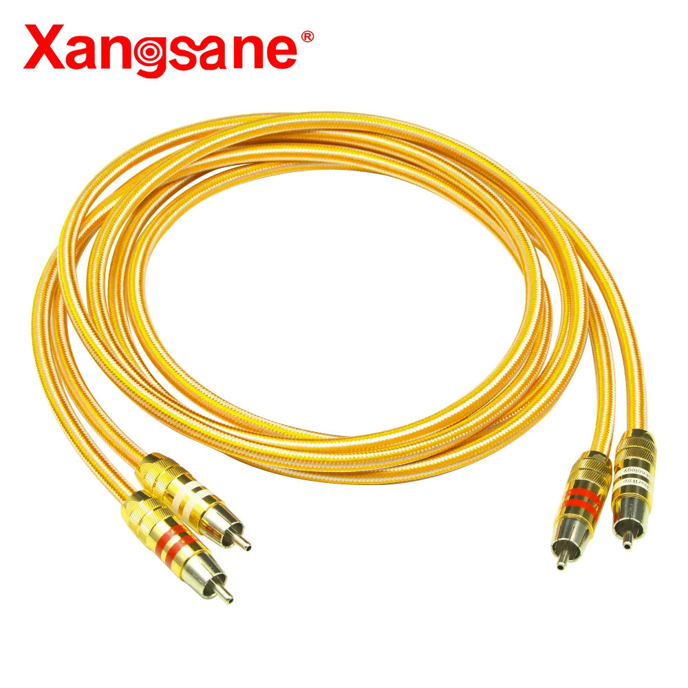 Xangsane посеребренный провод HIFI аудио сигнальный кабель RCA кабели| |
