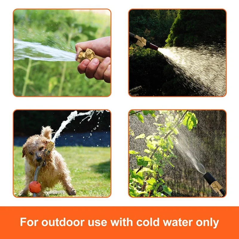 

Hose Shut Off Valve, 3/4 Inch Brass Garden Hose Shut Off Valve Faucet Heavy Duty Water Flow Control Hose Connector