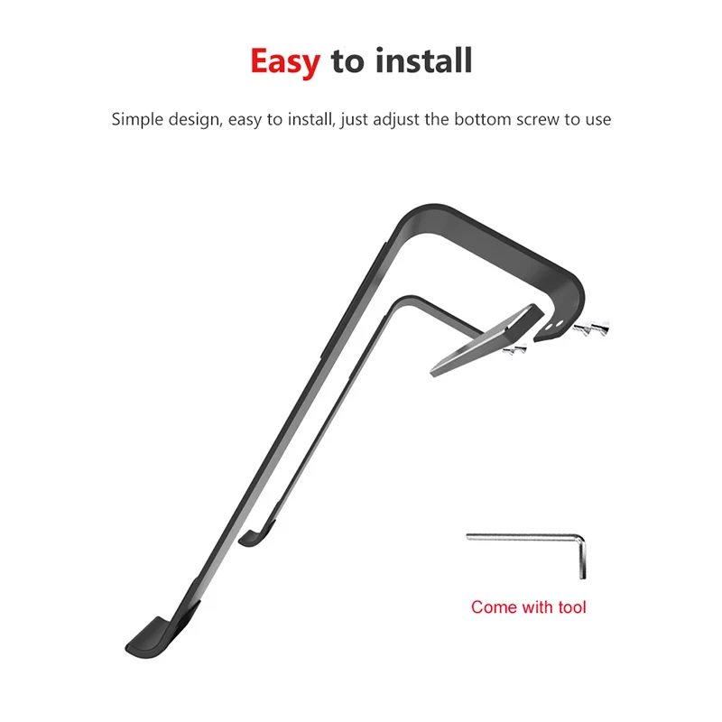 Подставка для ноутбука переносной Регулируемый угол наклона алюминиевый сплав