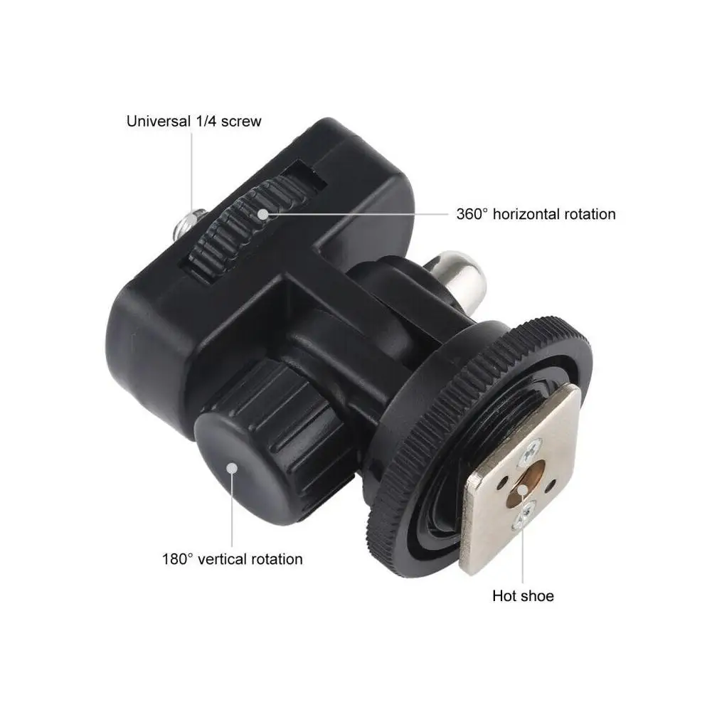 

1PC 1/4 Inch Screw Thread Cold Shoe Tripod Mount Adapter Mount Accessories Cold Adapters Camera Shoe Camera G2J7