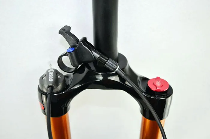 Пневматическая вилка Pasak Mtb 2" 27,5" 2" Золотая трубка 1 1/8" подвесная линия для горного велосипеда с дистанционным управлением RL HL
