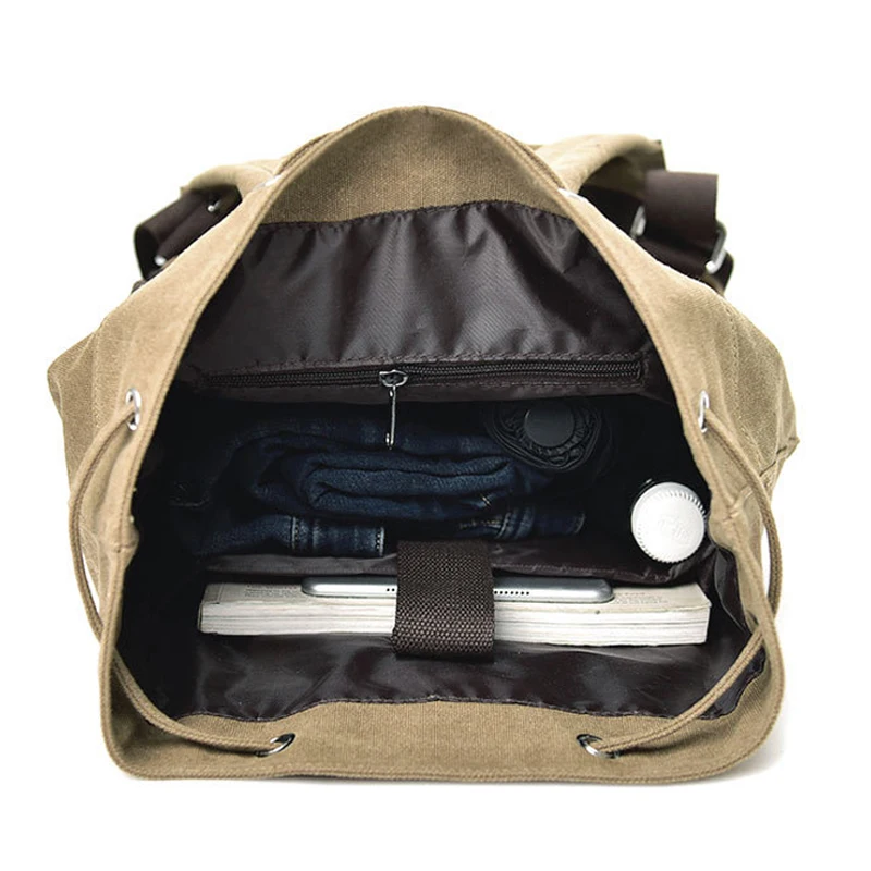 Hot Top Canvas Men's Sports Gym Bags Outdoor Basketball Backpack For Teenager Soccer Ball Pack Laptop Bag Training Fitness Bag