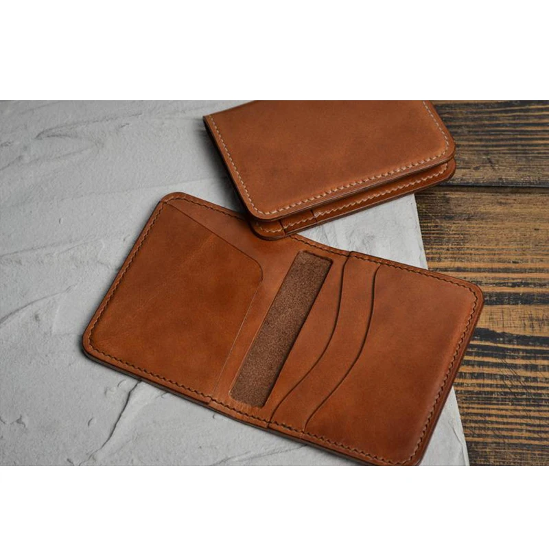 Японское стальное лезвие держатель для карт минималистичный кошелек складной