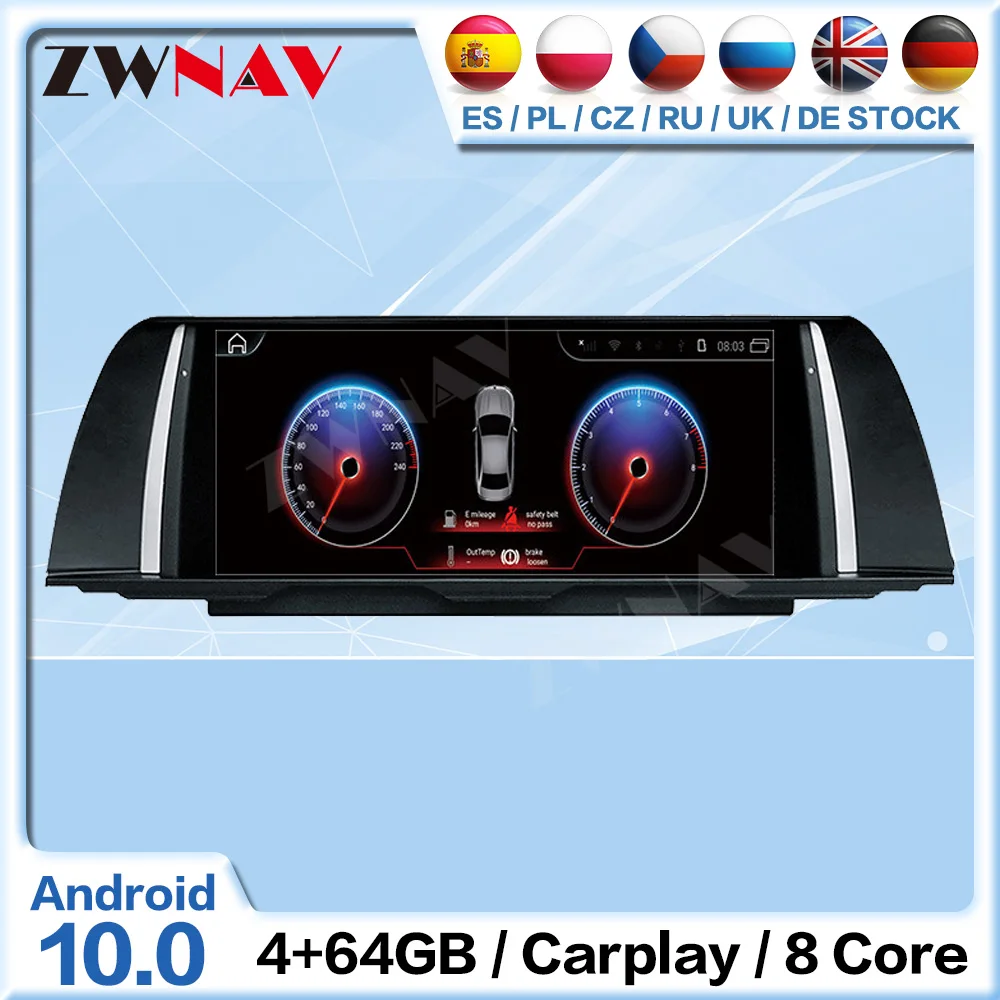 

Carplay Android Multimedia Radio Receiver For BMW 5 Series F10 F11 2010 2011 2012 2013 2014 2015 2016 Audio Stereo GPS Head Unit