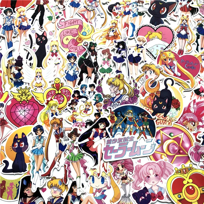 Изысканные самодельные Guardian Sailor Moon Girl декоративные Стикеры для скрапбукинга