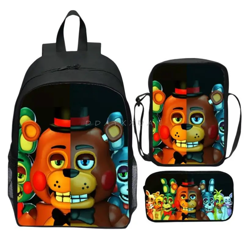 Модные Мультяшные шт./компл. FNAF детские школьные ранцы для мальчиков и девочек