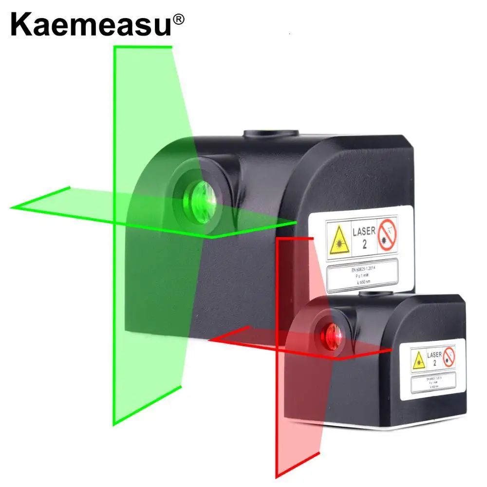Kaemasu Mini 2 поперечные Лазерные уровни USB перезаряжаемые вертикальные и горизонтальные лазеры с магнитной адсорбцией измерительные инструменты