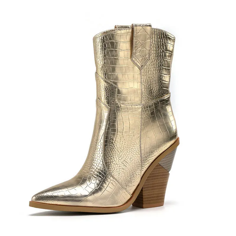 

Женские ботинки на высоком каблуке-шпильке, с острым носком