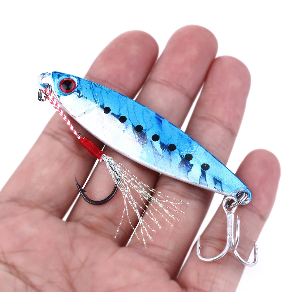 

Металлическая приманка 10 г 15 г 20 г 25 г 30 г 40 г, жесткая приманка, лезвие Тонущая приманка, искусственные приманки