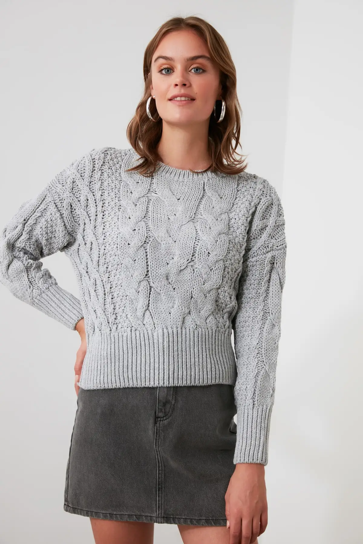 

Trendyol Braided Knitwear Sweater TWOAW21KZ2246