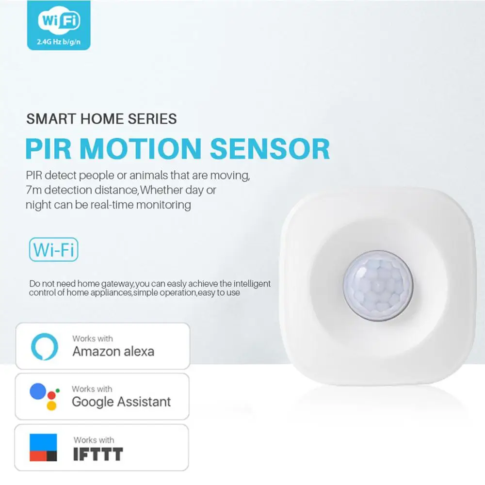 Wi-Fi пассивный датчик Motiong Smart life Tuya APP беспроводная система безопасности с