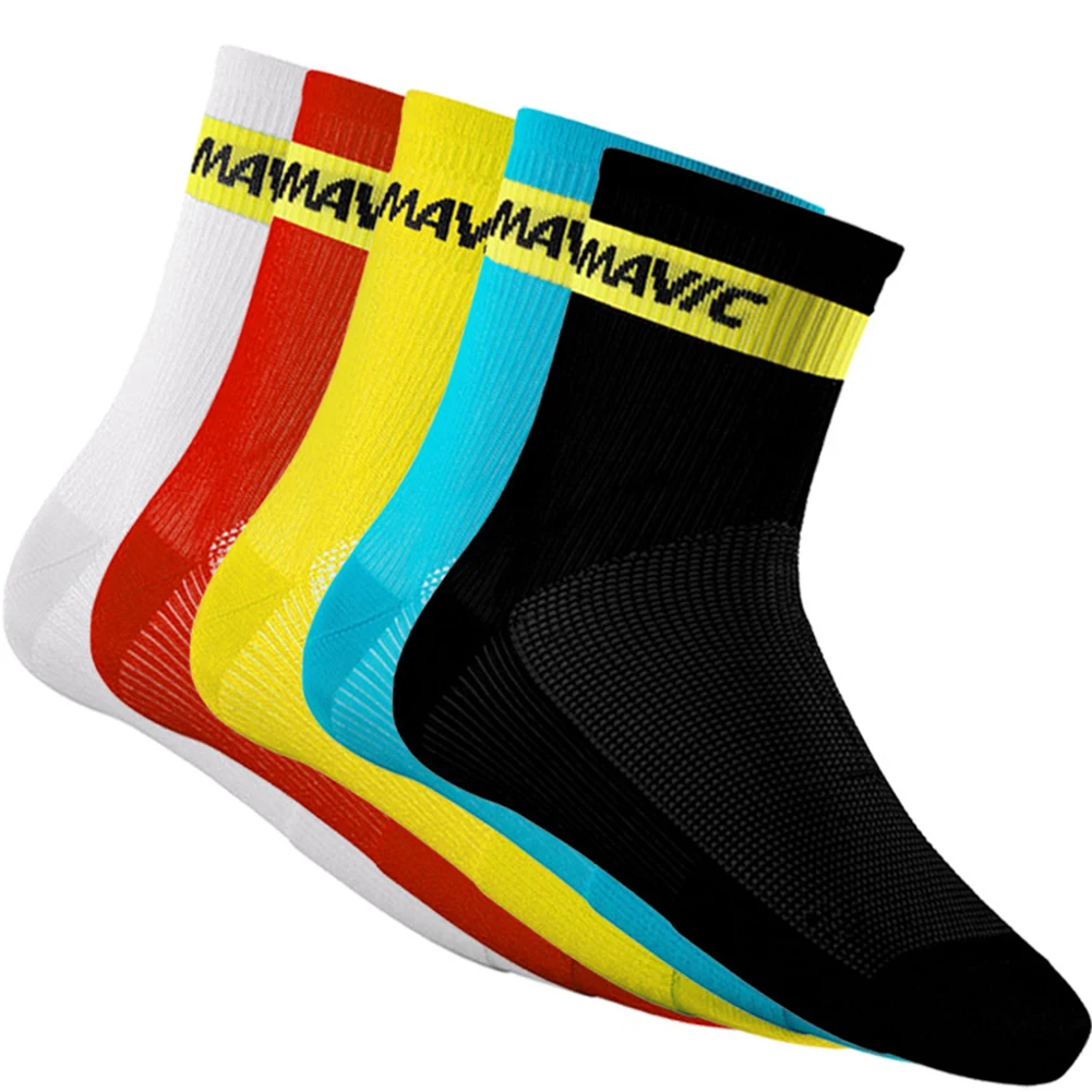 

Breathable Road Bicycle Socks Cycling Socks Sweat-Wicking Quick-Drying Socks for Cycling Running Fishing Outdoor Sports Socks
