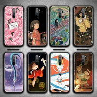 hayao miyazaki anime spirited away phone case for redmi 9a 9 8a 7 6 6a note 10 9 8 8t pro max k20 k30 pro
