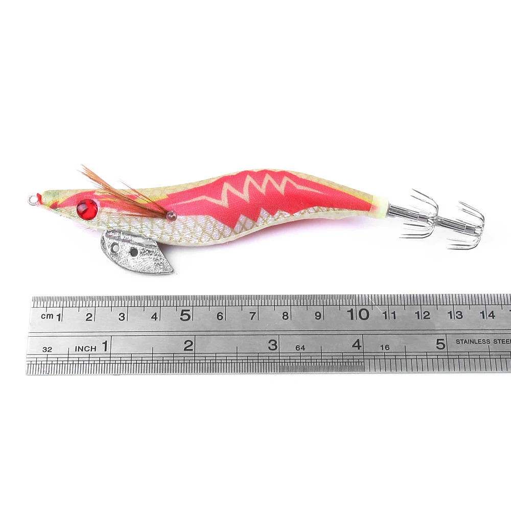 Набор приманок для рыбной ловли 10 шт. крючки кальмара светящиеся ночью