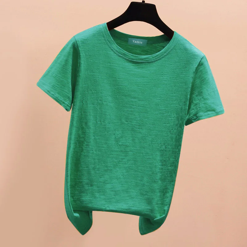 

Quality classic casual breathable soft cotton women's Short Sleeve T-Shirt