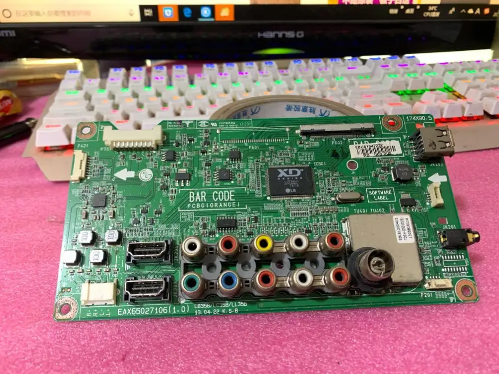 

Original 42LN519C-CC motherboard EAX65027106 (1.0) screen LC420DUE SE R3 35B