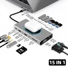 Док-станция для ноутбука, 15 в 1, USB 3,0