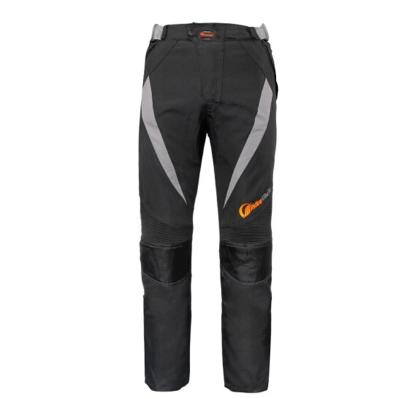 Pantalones de invierno para motocicleta para hombre y mujer, pantalón impermeable con rodilleras y Forro cálido extraíble, HP-08