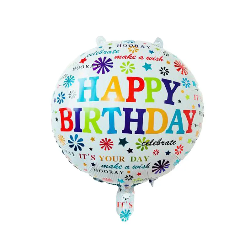 10 шт Globos украшения для дня рождения детей и взрослых гелиевые шары с днем