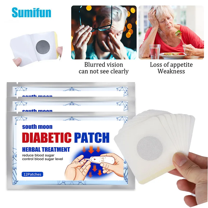 12 шт. пластырь для снижения уровня сахара в крови | Красота и здоровье
