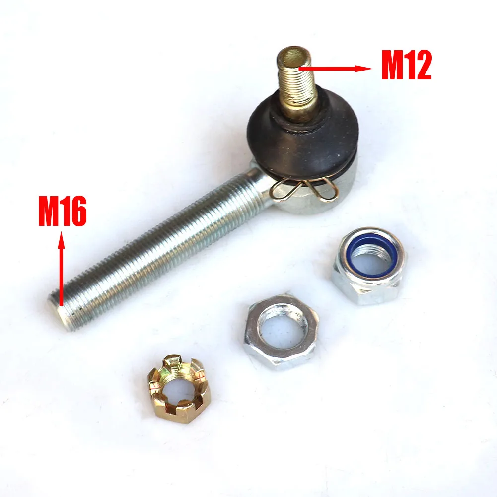 Один шт. правая резьба M16 * M12 болт рулевой тяги конец шаровой шарнир для 150cc 250cc