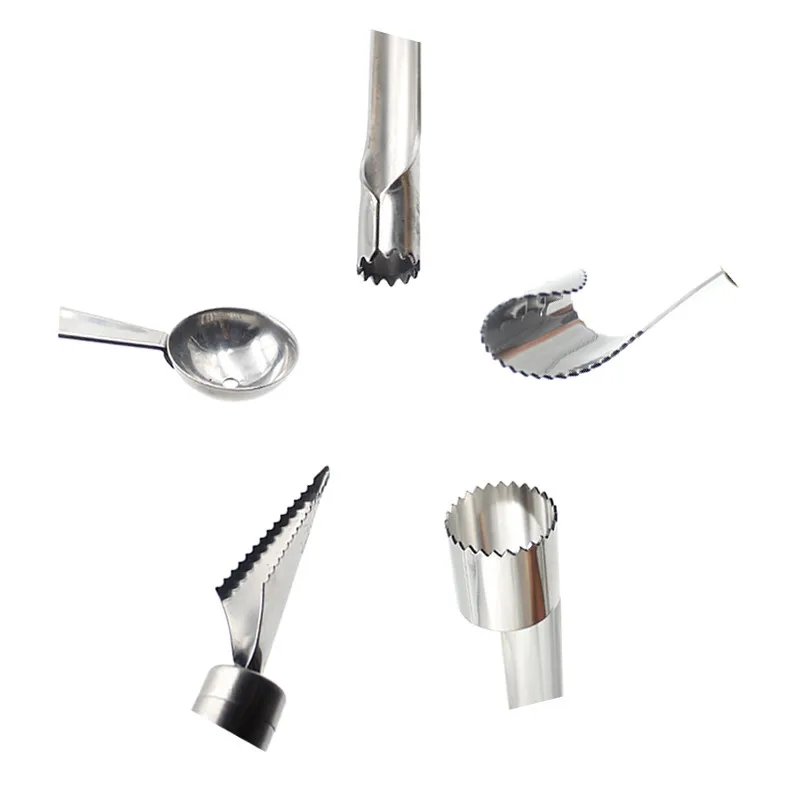 4 шт./компл. инструменты для резьбы по фруктам и овощам лопатка дыни яблока вишни