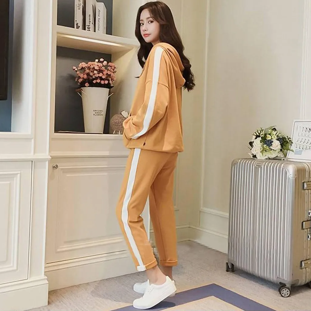 Женские спортивные костюмы спортивный костюм комплект из двух предметов Женский