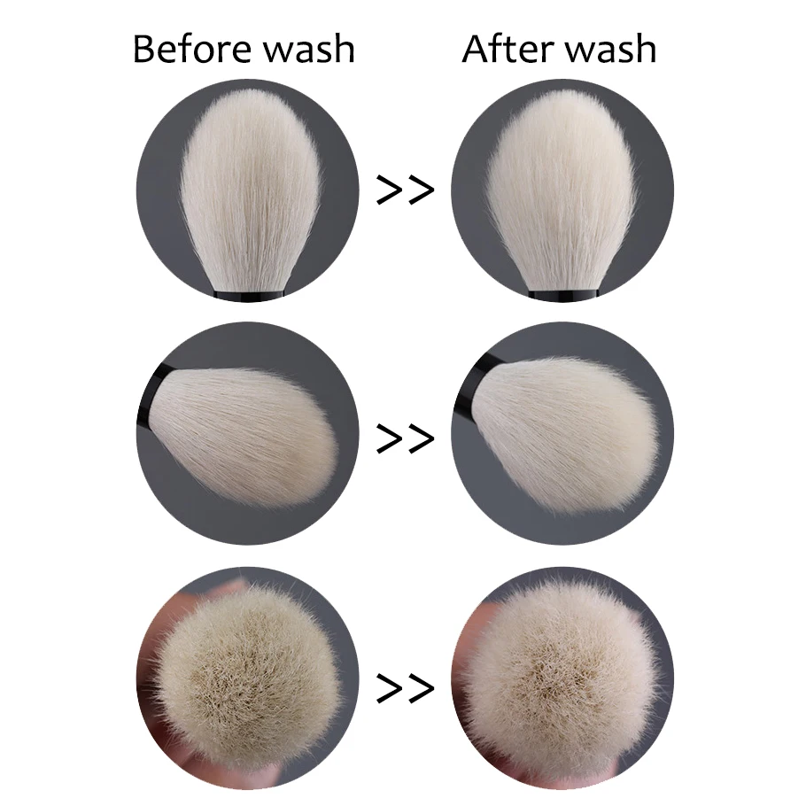 Кисти для макияжа Z183s ручная работа мягкие из козьей шерсти |