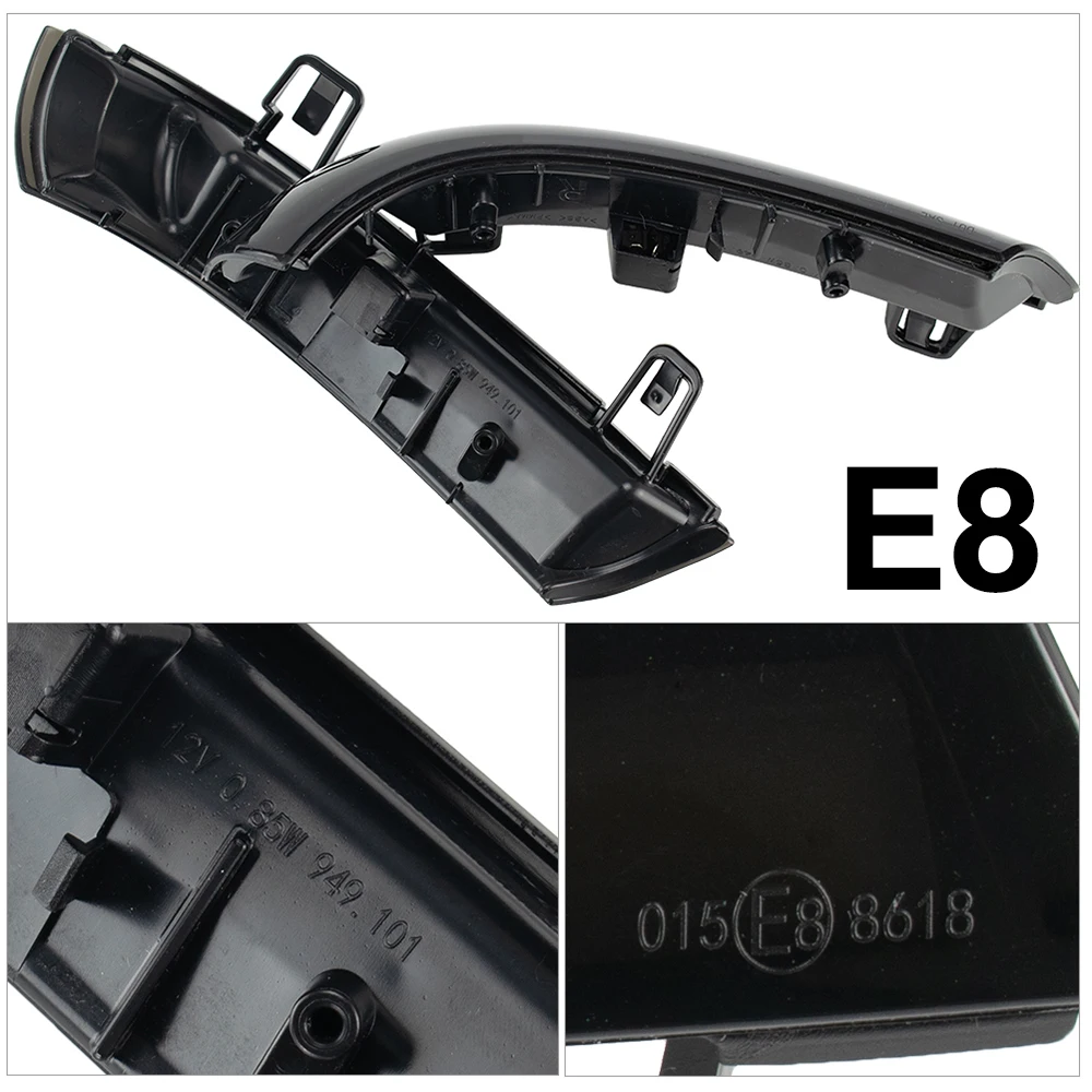 Автомобильный светодиодный светильник с Зеркало заднего вида Индикатор мигалка