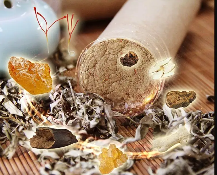 1 коробка ai core thunder fire moxibustion Артикул три года ручная грубая мокса Чэнь конус для