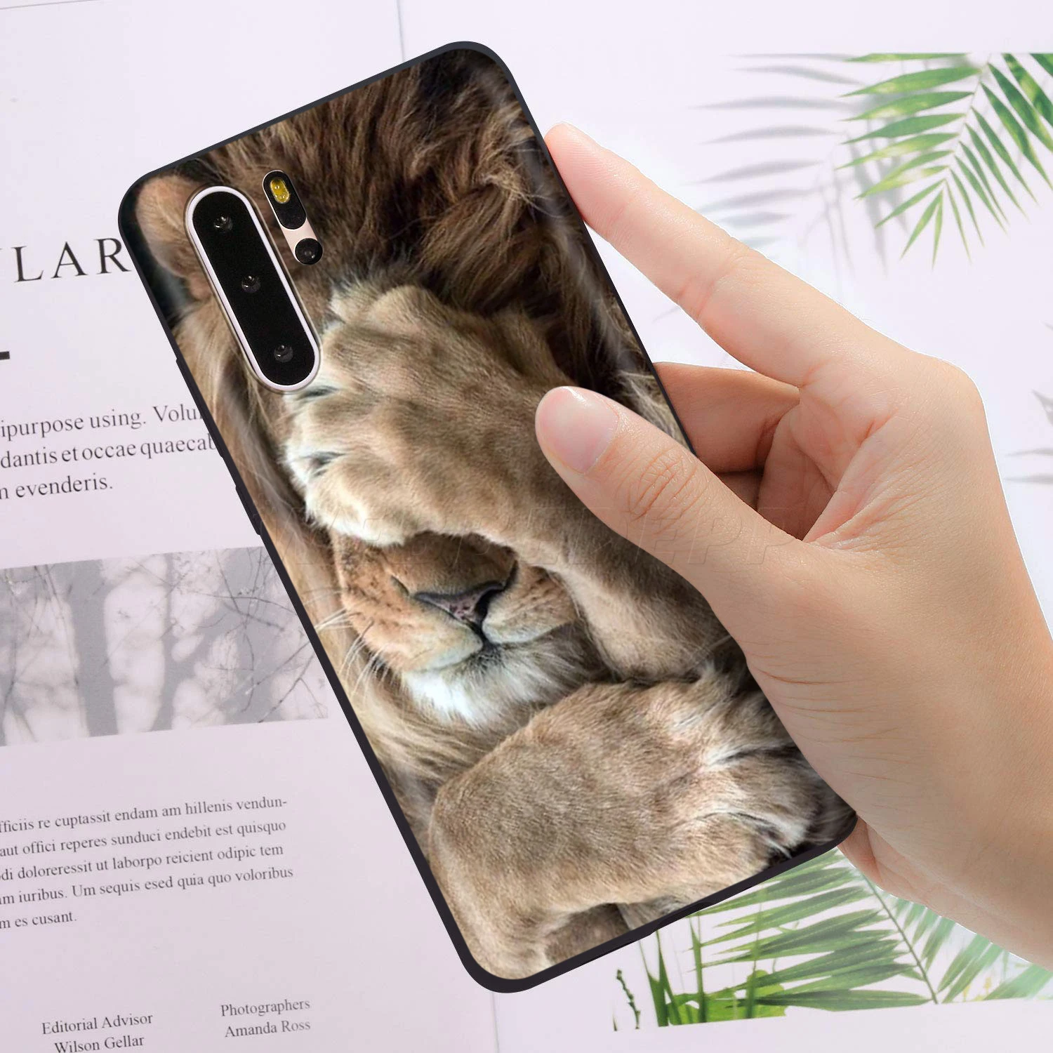 Webbedepp Лев Альфа Мужской чехол для Huawei P8 P9 P10 P20 P30 Lite Pro P Smart Z Mini