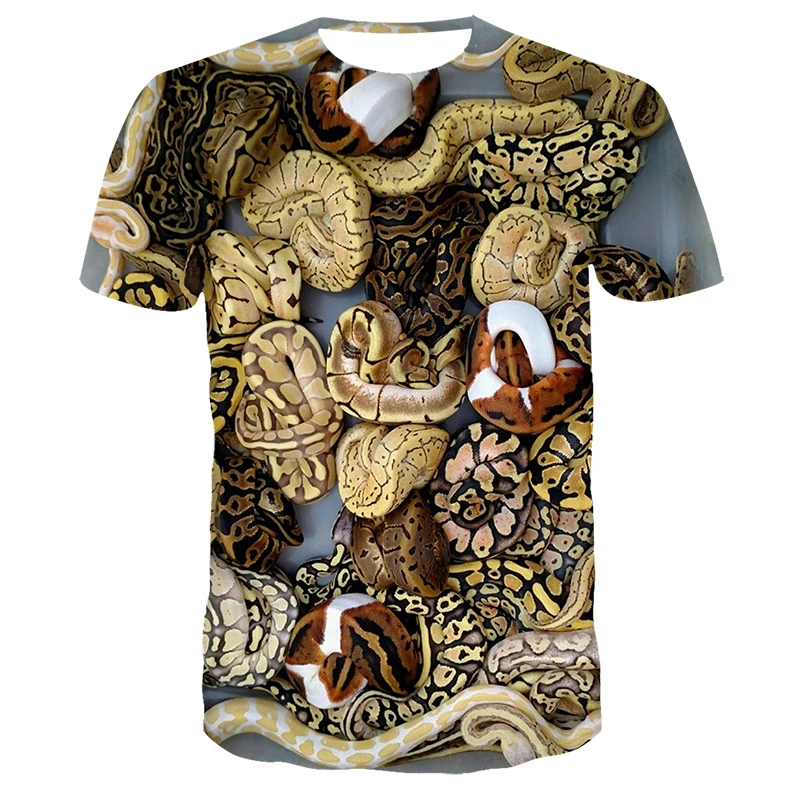 Новые модные толстовки с 3D принтом забавные унисекс пуловер змеи питона рукавом