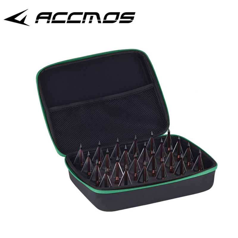 1Pc Archery Broadheads Box Portable Rubber Storage Arrowheads Case Protector Bow Arrow Accessories | Спорт и развлечения