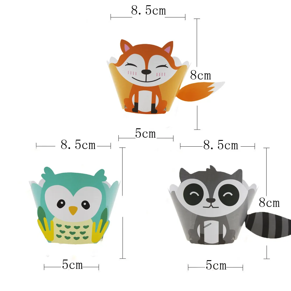 12 шт. мультфильм животных цыпленок лошади овца свинья льва слона обезьяна Зебра