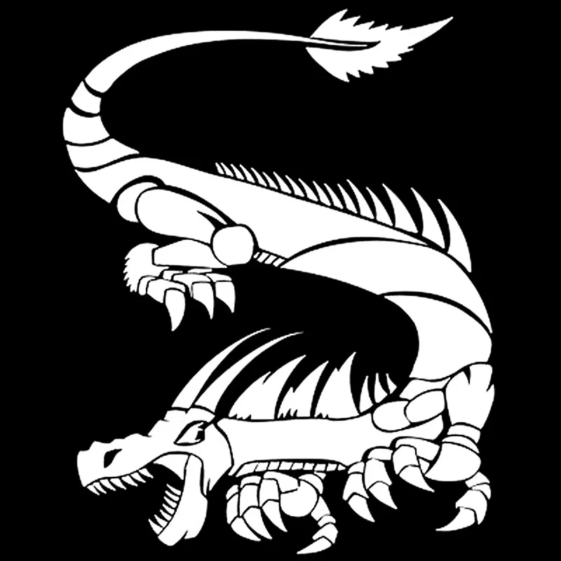 Художественные наклейки Dragon Bone высокое качество украшение для окна автомобиля