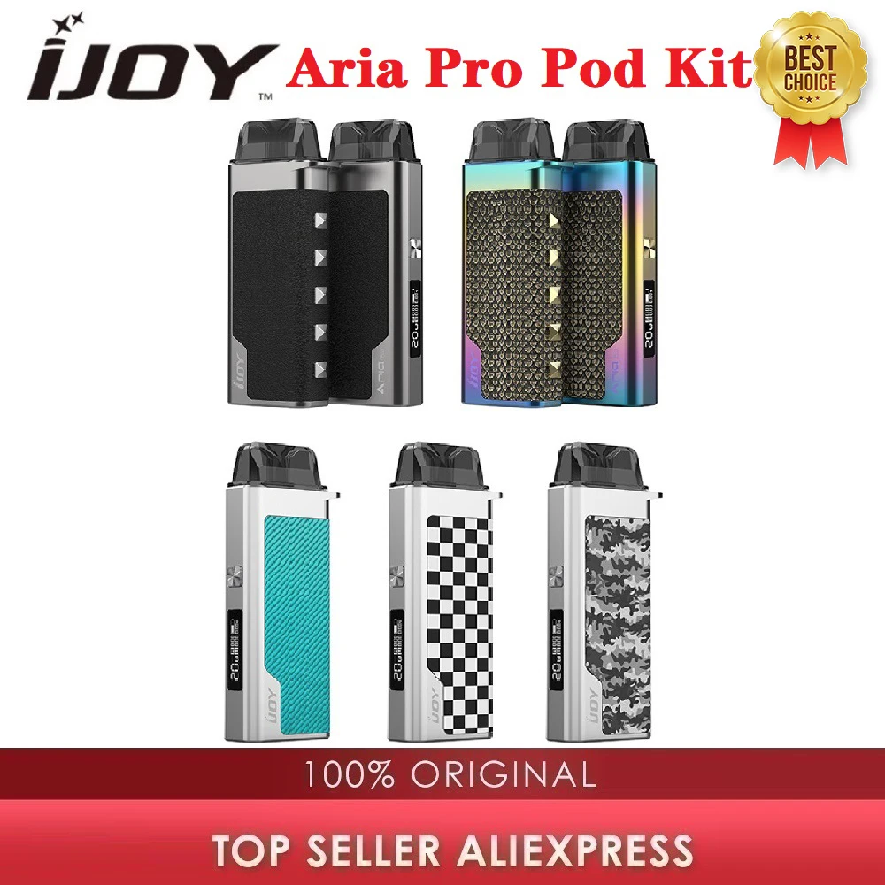 Оригинальный набор IJOY Aria Pro 25 Вт встроенный аккумулятор 900 мАч картридж емкостью 3