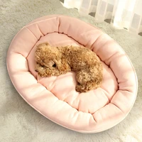 direct sales of high quality autumn and winter kennels thick round basin plush pet pad wholesale cross border good quality