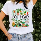 Забавные сочные дизайн концевая кабельная муфта футболка для любителей растений подарок садоводов Графический хлопковые футболки