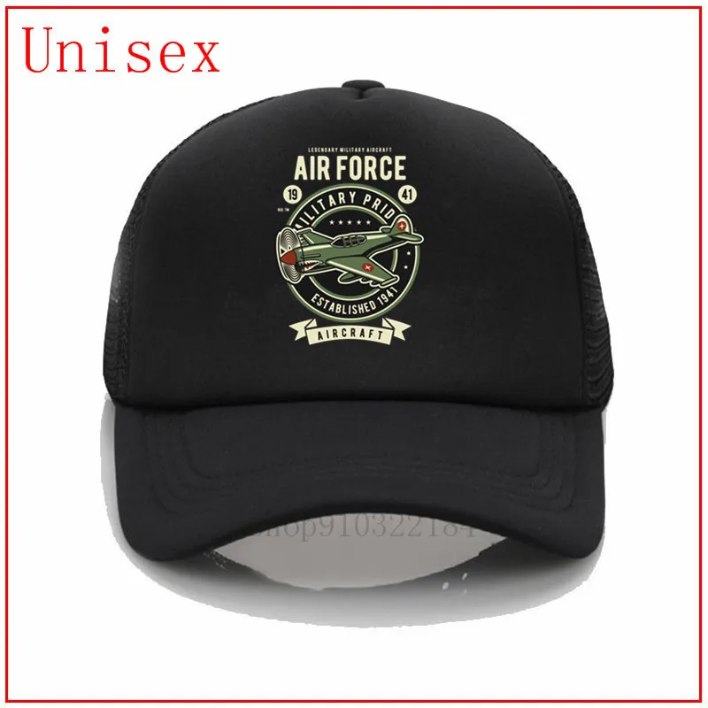 Plane Aircraft Pilot Air force 2020 sloutch hats designer men ball cap new cool funny your for snapback baseball caps | Аксессуары для