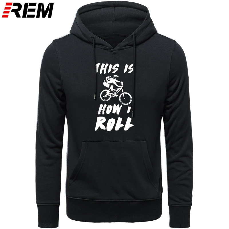 Забавно как я катаю горы Байкер Графический Мужской стиль мода с длинными