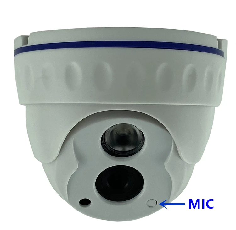 Высокое качество интегрированный микрофон аудио низкой освещенности 5.0MP 2592*1944 sony IMX335+ 3516EV300 IP Крытый купольная камера IRC 42Mil инфракрасный