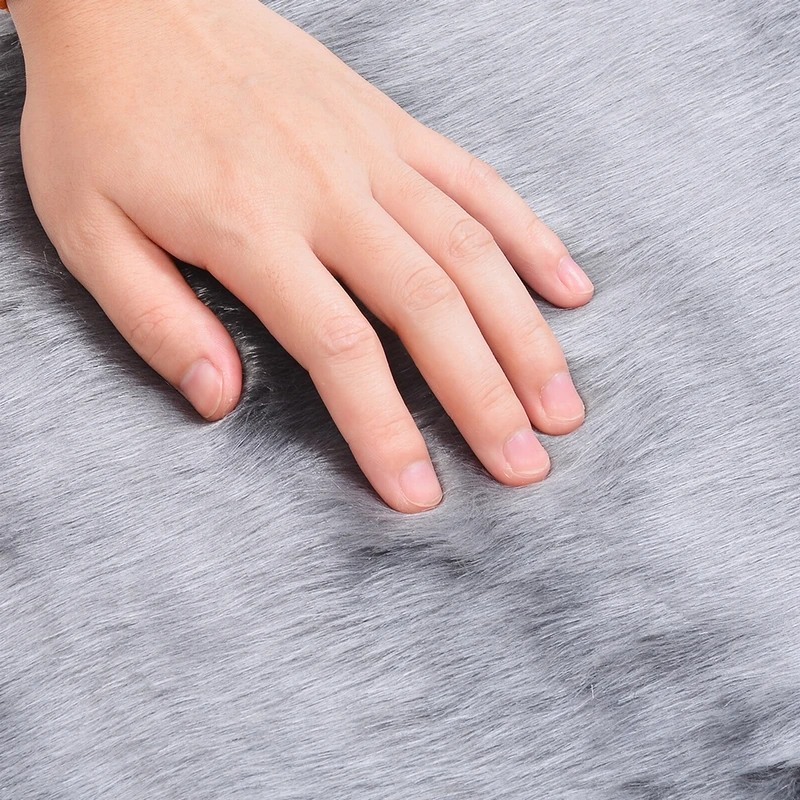 Searchl мягкий искусственный ковер из овчины покрытие для стула искусственная