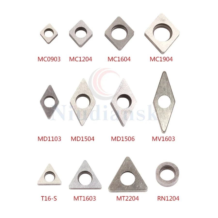 MC0903 MC1204 MC1604 1904 MD1103 MD1504 1506 MV1603 T16-S MT1603 MT2204 RN1204 Shim Lathe Accessories Carbide Inserts Knife Pad milling machine spindle