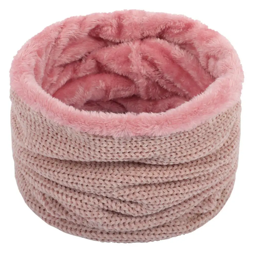 2019 зима новый сплошной цвет плюс флис один круг воротник Мода шерсть для мужчин и